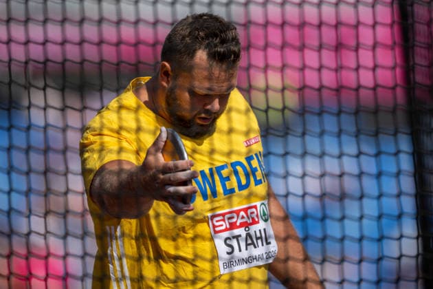260811 Daniel Stahl of Sweden competes in men s discus throw qualification during day 2 of the 2026 European Athletics Championships on August 11, 2026 in Birmingham. Photo: Maxim Thore BILDBYRAN kod MT MT1065 friidrott athletics friidrett friidrotts-em em friidretts-em 2026 european athletics championships 2 bbeng discus throw diskos diskus sverige *** August 11, 2026: Daniel Stahl of Sweden competes in the men’s discus throw qualifying round on Day 2 of the 2026 European Athletics Championships on August 11, 2026 in Birmingham. Photo by Maxim Thore. BILDBYRAN code MT MT1065 track and field athletics friidrett friidrotts em em friidretts em 2026 European Athletics Championships 2 bbeng discus throw diskos diskus Sweden  Copyright: MAXIMxTHORE BB260811MT017