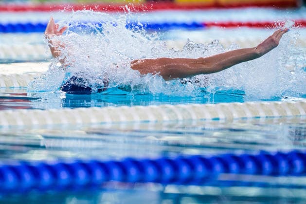 260811 Sara Junevik of Sweden competes in women™s 50 meters butterfly swimming heats during day twelve of the 2026 European Aquatics Championships on August 11, 2026 in Saint-Denis. Photo: Joel Marklund BILDBYRAN kod JM JM0839 bbeng simning swimming svomming 2026 european aquatics championships em dam Sverige Sweden *** August 11, 2026: Sara Junevik of Sweden competes in the women’s 50-meter butterfly swimming heats during day twelve of the 2026 European Aquatics Championships on August 11, 2026 in Saint Denis. Photo by Joel Marklund, BILDBYRAN, code JM JM0839 bbeng swimming 2026 European Aquatics Championships women s Sweden  Copyright: JOELxMARKLUND BB260811JM040