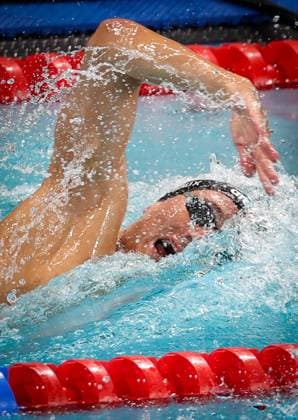 Belgian Lucas Henveaux pictured in action during the heats of the Men™s 800m freestyle event at the European Aquatics Championships in Paris, France on Tuesday 11 August 2026. VIRGINIExLEFOUR  x183138698x