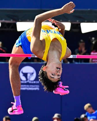 BIRMINGHAM, UNITED KINGDOM 20260811 Sweden s Melwin Lycke Holm during the men s high jump qualifying round at the European Athletics Championships at Alexander Stadium in Birmingham. *** The image is included in the SPORTS PACKAGE. For others PAID IMAGE. *** BIRMINGHAM UK x10030x *** BIRMINGHAM, UNITED KINGDOM, August 11, 2026 — Sweden’s Melwin Lycke Holm during the men’s high jump qualifying round at the European Athletics Championships at Alexander Stadium in Birmingham *** The image is included in the SPORTS PACKAGE. For other uses, PAID IMAGE *** BIRMINGHAM, UK x10030x  Copyright: xJonasxEkströmer TTx EUROPEAN ATHLETICS CHAMPIONSHIPS 2026