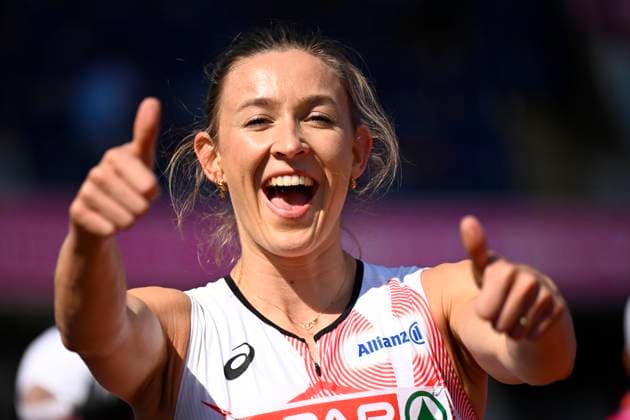 European Athletics Championships Birmingham 2026 - day 2 BIRMINGHAM, ENGLAND - AUGUST 11 : Couckuyt Paulien (BEL) in action during the 400M Hurdles Women Semi-final on day 2 of the Birmingham 2026 European Athletics Championships on August 11, 2026 in Birmingham, England, 11 08 2026 Birmingham ENGLAND  Copyright: xTomasxSiskx