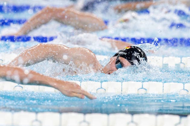 European Aquatics Championships Swimming Day 2 Johannes Liebmann during European Aquatics Championships Swimming Day 2 in Paris, France, on August 11, 2026 Paris France  Copyright: xFotoxOlimpikx originalFilename:jastrzebowski-european260811_npdux.jpg