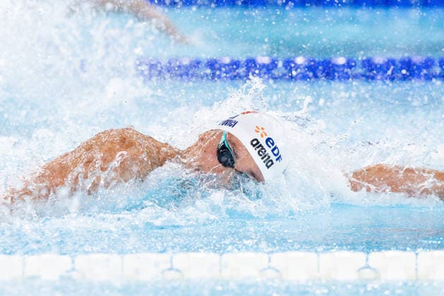 European Aquatics Championships Swimming Day 2 David Popovici during European Aquatics Championships Swimming Day 2 in Paris, France, on August 11, 2026 Paris France  Copyright: xFotoxOlimpikx originalFilename:jastrzebowski-european260811_npAZt.jpg
