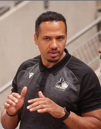 Ludwigsburg , Basketball Training MHP Riesen Ludwigsburg , David McCray *** Ludwigsburg, MHP Riesen Ludwigsburg Basketball Practice, David McCray
