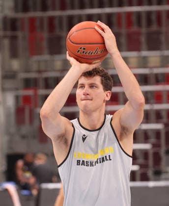 Ludwigsburg , Basketball Training MHP Riesen Ludwigsburg , Patrick Cartier *** Ludwigsburg, MHP Riesen Ludwigsburg Basketball Practice, Patrick Cartier