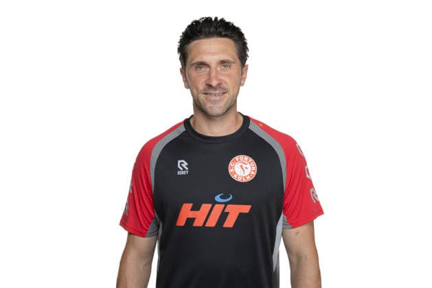 Athletiktrainer Andreas Moog , DFB 3. Liga 2026 2027, SC Fortuna Koeln, Media Day, 13.07.2026, Foto: Vera Loitzsch picture-alliance DFB SC Fortuna Koeln 2026 Studio Portraits