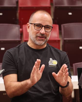 Ludwigsburg , Basketball Training MHP Riesen Ludwigsburg , Trainer Carles Duran *** Ludwigsburg, MHP Riesen Ludwigsburg Basketball Practice, Coach Carles Duran