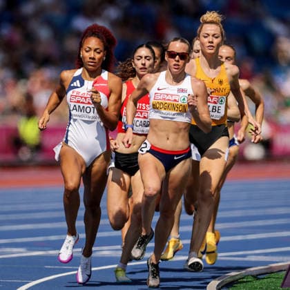 2026 European Athletics Championships, Alexander Stadium, Birmingham, England 11 8 2026 Women™s 800 Meter Round 1 England™s Keely Hodgkinson on her way to victory Keely Hodgkinson on her way to victory 11 8 2026  Copyright: xx 0U6A7061