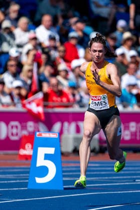 11.08.2026, GBR, Leichtathletik, Europameisterschaft 2026, Morgensession Tag 2, Birmingham Eileen Demes ( Deutschland ), 400 Meter Hürden Damen, Halbfinale Birmingham Alexander Stadium England Großbritannien *** August 11, 2026, GBR, Track and Field, 2026 European Championships, Morning Session, Day 2, Birmingham Eileen Demes, Germany, Women s 400-meter hurdles, Semifinals, Birmingham Alexander Stadium, England, Great Britain Copyright: xNordphoto Memmlerx