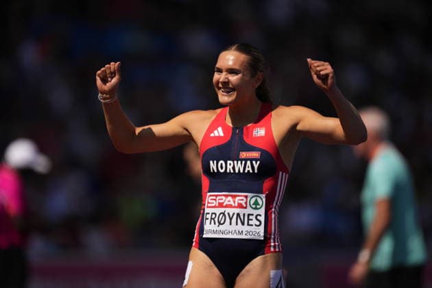 EM i friidrett utendors 2026 - Dag 2 Birmingham, England 20260811. Amanda Grefstad Froynes i ovelsen 800 meter kvinner forsok under EM i friidrett 2026 pa Alexander Stadium i Birmingham tirsdag. Foto: Beate Oma Dahle NTB Birmingham England EDITORIAL USE ONLY. RESTRICTED USE FOR BETTING COMPANIES Ref:_SPO3QpMqUGESrc.jpg *** 2026 European Outdoor Athletics Championships, Day 2, Birmingham, England, August 11, 2026: Amanda Grefstad Froynes in the women’s 800-meter preliminary heat at the 2026 European Athletics Championships at Alexander Stadium in Birmingham on Tuesday. Photo: Beate Oma Dahle, NTB, Birmingham, England. EDITORIAL USE ONLY. RESTRICTED USE FOR BETTING. COMCOMPANIES  Copyright: xBeatexOmaxDahlex xNTBx
