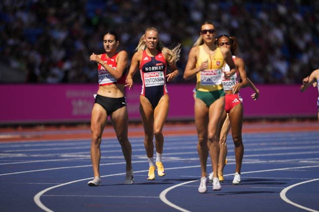 EM i friidrett utendors 2026 - Dag 2 Birmingham, England 20260811. Pernille Karlsen Antonsen i ovelsen 800 meter kvinner forsok under EM i friidrett 2026 pa Alexander Stadium i Birmingham tirsdag. Foto: Beate Oma Dahle NTB Birmingham England EDITORIAL USE ONLY. RESTRICTED USE FOR BETTING COMPANIES Ref:_SPOPp7GDkED5Hw.jpg *** 2026 European Outdoor Athletics Championships, Day 2, Birmingham, England 20260811 Pernille Karlsen Antonsen in the women’s 800-meter preliminary heat during the 2026 European Athletics Championships at Alexander Stadium in Birmingham on Tuesday. Photo: Beate Oma Dahle, NTB, Birmingham, England. EDITORIAL USE ONLY. RESTRICTED USE FOR BETTING COMPANIES  Copyright: xBeatexOmaxDahlex xNTBx