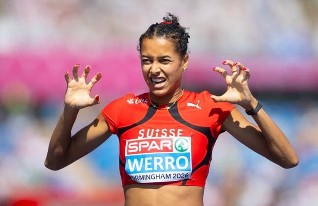 BIRMINGHAM - Audrey Werro (SUI) in action during the 800-meter qualification on the second day of the European Athletics Championships. IRIS VAN DEN BROEK ANP xVIxANPxSportx xxANPxIVx 565264038 originalFilename: 565264038.jpg