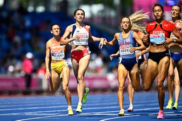 European Athletics Championships Birmingham 2026 - day 2 BIRMINGHAM, ENGLAND - AUGUST 11 : Liberman Clara (FRA) in action during the 800m Women Round 1 Heat 3 on day 2 of the Birmingham 2026 European Athletics Championships on August 11, 2026 in Birmingham, England, 11 08 2026 Birmingham ENGLAND  Copyright: xTomasxSiskx