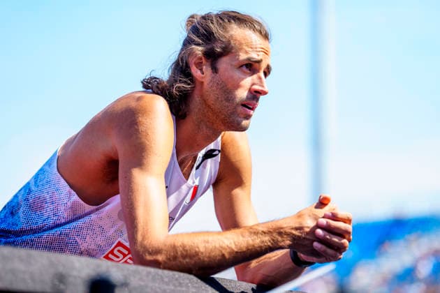BIRMINGHAM, GREAT BRITAIN - AUGUST 11, 2026 : Gianmarco TAMBERI (ITA Italy) competing in the high jump qualification during the European Athletics Championships at Alexander Stadium on August 11, 2026 in Birmingham, Great Britain. Nordrhein-Westfalen Great Britain Copyright: xLeahxKohringx