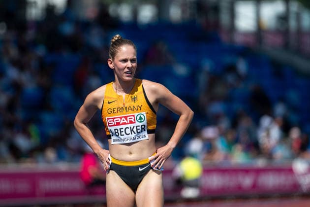 11.08.2026, GBR, Leichtathletik, Europameisterschaft 2026, Morgensession Tag 2, Birmingham Jana Marie Becker ( Deutschland ), 800 Meter Damen, Vorlauf Birmingham Alexander Stadium England Großbritannien *** August 11, 2026, GBR, Track and Field, 2026 European Championships, Morning Session, Day 2, Birmingham; Jana Marie Becker, Germany, Women s 800 Meters, Prelims, Alexander Stadium, Birmingham, England, Great Britain Copyright: xNordphoto Memmlerx