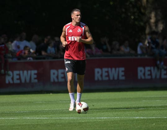 11.08.2026, xophax, Fussball 1.Bundesliga, 1.FC Koeln Training am Geissbockheim des 1.FC Köln. Platz 1. Said El Mala ( 1.FC Köln ) Köln *** August 11, 2026, xophax, Soccer, Bundesliga 1, 1. FC Köln Training at the Geissbockheim, home of 1. FC Köln, No. 1 Said El Mala, 1. FC Köln, Cologne