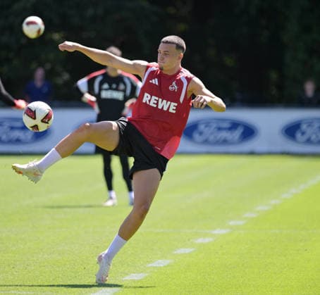 11.08.2026, xophax, Fussball 1.Bundesliga, 1.FC Koeln Training am Geissbockheim des 1.FC Köln. Platz 1. Said El Mala ( 1.FC Köln ) Köln *** August 11, 2026, xophax, Soccer, Bundesliga 1, 1. FC Köln Training at the Geissbockheim, home of 1. FC Köln, No. 1 Said El Mala, 1. FC Köln, Cologne