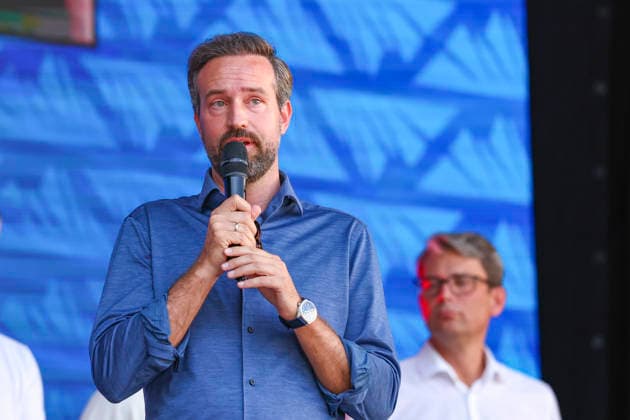 SOCCER - UEFA Super Cup, PSG vs Aston Villa SALZBURG,AUSTRIA,11.AUG.26 - SOCCER - UEFA Super Cup, Paris Saint-Germain vs Aston Villa FC, preview. Image shows vice governor Stefan Schnoell (Salzburg).  GEPAxpictures xDavidxGeieregger