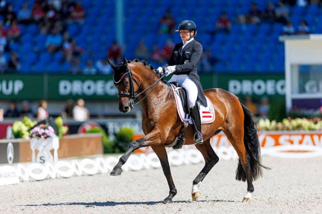 AACHEN - FEI World Championships 2026, AACHEN - FEI World Championships 2026 PRUNTHALLER Ulrike (AUT), Fleur TSF FEI Dressage World Championship, WM, Weltmeisterschaft Grand Prix de Dressage 1st Part Team Finale & Einzelqualifikation Lambertz-Preis Aachen, Reitstadion Soers 11. August 2026 - *** 2026 FEI World Championships in Aachen, Aachen FEI World Championships 2026 Ulrike Prunthaller (AUT), Fleur TSF FEI Dressage World Championship Grand Prix de Dressage, Part 1: Team Final, Individual Qualification, Lambertz Prize Aachen, Soers Equestrian Stadium, August 11, 2026