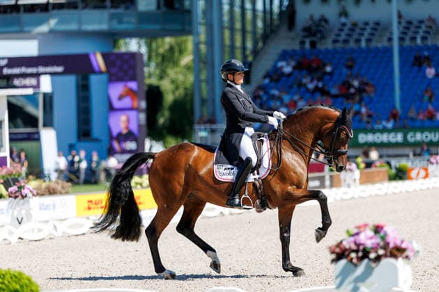 AACHEN - FEI World Championships 2026, AACHEN - FEI World Championships 2026 PRUNTHALLER Ulrike (AUT), Fleur TSF FEI Dressage World Championship, WM, Weltmeisterschaft Grand Prix de Dressage 1st Part Team Finale & Einzelqualifikation Lambertz-Preis Aachen, Reitstadion Soers 11. August 2026 - *** 2026 FEI World Championships in Aachen, Aachen FEI World Championships 2026 Ulrike Prunthaller (AUT), Fleur TSF FEI Dressage World Championship Grand Prix de Dressage, Part 1: Team Final, Individual Qualification, Lambertz Prize Aachen, Soers Equestrian Stadium, August 11, 2026