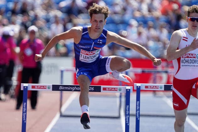 Birmingham , Leichtathletik, Athletics, Track and Field, EAA, Leichtathletik EM Birmingham 2026 European Championships birmingham 2026 , 10.08-17.08.2026, Alexander Stadium Birmingham, Grossbritannien , 400m Hürden Männer 400m Hürden 400m Hurdles Tuomas Lehtonen Finland FIN Copyright Gladys Chai von der Laage *** Birmingham, Track and Field, Athletics, EAA, 2026 European Athletics Championships in Birmingham, August 10–17, 2026, Alexander Stadium, Birmingham, Great Britain, Men’s 400m Hurdles, 400m Hurdles, Tuomas Lehtonen, Finland (FIN), Copyright Gladys Chai von der Laage