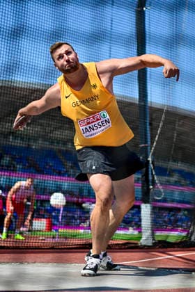 Henrik JANSSEN (Germany, SC Magdeburg, DISCUS THROW Men) GBR, European Athletics Championships, Athletics, 11.08.2026, GBR, European Athletics Championships, Athletics, 11.08.2026, Birmingham *** Henrik JANSSEN, Germany, SC Magdeburg, Men s Discus Throw, GBR, European Athletics Championships, Track and Field, August 11, 2026, GBR, European Athletics Championships, Track and Field, August 11, 2026, Birmingham Copyright: xEibnerxPressefoto JanxPapenfussx EP_JPS