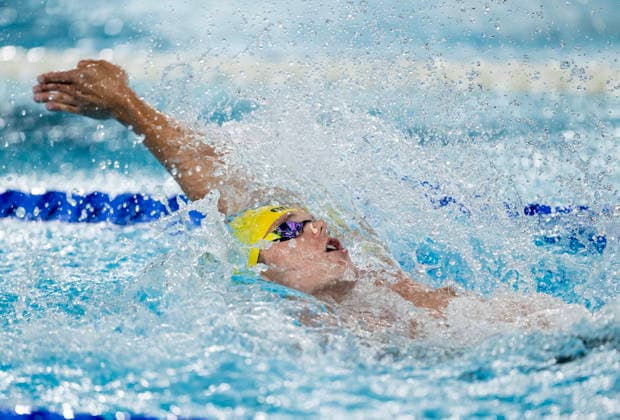 PARIS, FRANKRIKE 20260811 Sveriges Vidar Carlbaum i försöken pa 4x100 meter mixed medley under sim-EM i Paris. ***Bilden ingar i SPORTPAKET. För övriga BETALBILD*** PARIS FRANKRIKE x10430x *** PARIS, FRANCE 20260811 Sweden s Vidar Carlbaum in the heats of the 4x100-meter mixed medley at the European Swimming Championships in Paris ***This image is included in the SPORTS PACKAGE; for other images, see PAID CONTENT*** PARIS, FRANCE x10430x  Copyright: xChristinexOlsson TTx SIM-EM 2026 PARIS