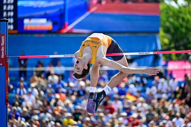 Falk WENDRICH (Germany, LAZ Soest, HIGH JUMP Men) GBR, European Athletics Championships, Athletics, 11.08.2026, GBR, European Athletics Championships, Athletics, 11.08.2026, Birmingham *** Falk WENDRICH, Germany, LAZ Soest, Men s High Jump, GBR, European Athletics Championships, Track and Field, August 11, 2026, GBR, European Athletics Championships, Track and Field, August 11, 2026, Birmingham Copyright: xEibnerxPressefoto JanxPapenfussx EP_JPS
