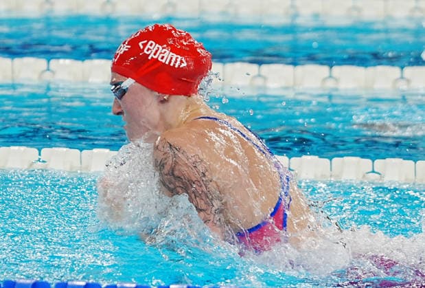 11 Aout European Aquatics Championships Paris 2026 Dominika Anna Sztandera of Pologne Heats100 M Breasstroke Women at the European Swimming Championships at the Greater Paris Metropolis Olympic Aquatics Centre in Paris (France) on August 11, 2026.Credit Laurent Lairys parisFrance  Copyright: xLaurentxLairysx