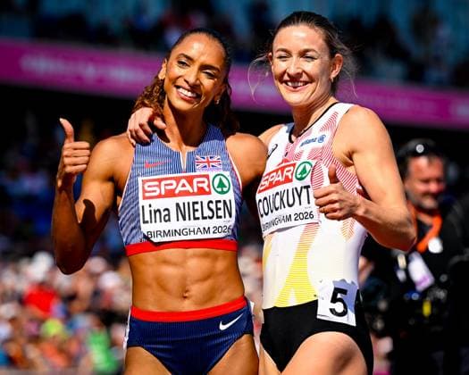 European Athletics Championships Birmingham 2026 - day 4 BIRMINGHAM, ENGLAND - AUGUST 13 : Couckuyt Paulien (BEL) in action during the 400m hurdles semi-final on day 4 of the Birmingham 2026 European Athletics Championships on August 13, 2026 in Birmingham, England, 13 08 2026  Copyright: xTomasxSiskx