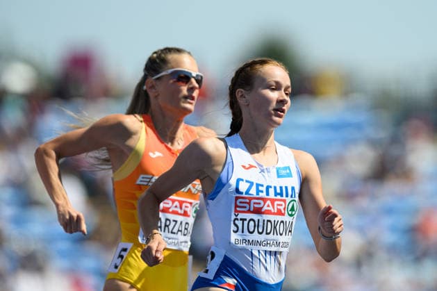 BIRMINGHAM, GREAT BRITAIN - August 11: Pavla Stoudkova (Czech Republic) during the 800 metres semi-final race during the European Athletics Championships 2026 at Alexander Stadium in Birmingham, Great Britain (Photo by Sven Beyrich Sports Press Photo)  Copyright: xSvenxBeyrich SportsxPressxPhotox Sportspressphoto_SPR204258