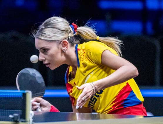 MALMÖ 2026-08-11 Bernadette Szocs from Romania in a match against Nina Mittelham from Germany during the first round of the women s singles in the Table tennis, Tischtennis tournament Europe Smash Sweden 2026 at Malmö Arena in Malmö, Sweden, on August 11, 2026. MALMÖ SWEDEN x50090x *** MALMÖ, August 11, 2026 — Bernadette Szocs of Romania in a match against Nina Mittelham of Germany during the first round of the women’s singles at the Europe Smash Sweden 2026 table tennis tournament at Malmö Arena in Malmö, Sweden, on August 11, 2026 MALMÖ SWEDEN x50090x  Copyright: xJohanxNilssonx xTTx EUROPE SMASH SWEDEN 2026