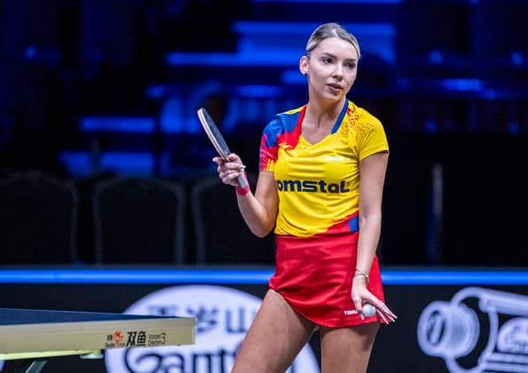 MALMÖ 2026-08-11 Bernadette Szocs from Romania in a match against Nina Mittelham from Germany during the first round of the women s singles in the Table tennis, Tischtennis tournament Europe Smash Sweden 2026 at Malmö Arena in Malmö, Sweden, on August 11, 2026. MALMÖ SWEDEN x50090x *** MALMÖ, August 11, 2026 — Bernadette Szocs of Romania in a match against Nina Mittelham of Germany during the first round of the women’s singles at the Europe Smash Sweden 2026 table tennis tournament at Malmö Arena in Malmö, Sweden, on August 11, 2026 MALMÖ SWEDEN x50090x  Copyright: xJohanxNilssonx xTTx EUROPE SMASH SWEDEN 2026