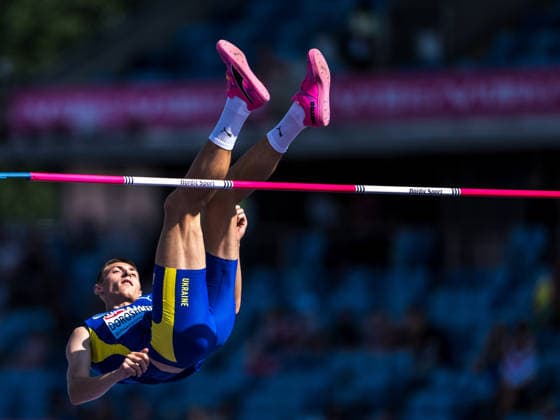 European Athletics Championships; Birmingham, 11.08.2026 BIRMINGHAM, UNITED KINGDOM - AUGUST 11: Oleh Doroshchuk (UKR - Ukraine) during the qualification of the mens high jump on August 11, 2026 in Birmingham, United Kingdom. *** European Athletics Championships, Birmingham, August 11, 2026 BIRMINGHAM, UNITED KINGDOM AUGUST 11 Oleh Doroshchuk UKR Ukraine during the men s high jump qualifying round on August 11, 2026, in Birmingham, United Kingdom Copyright: xBEAUTIFULxSPORTS UlfxSchillerx
