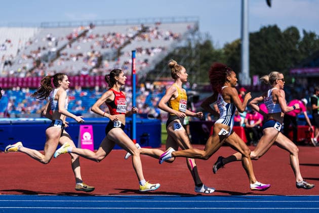 European Athletics Championships; Birmingham, 11.08.2026 BIRMINGHAM, UNITED KINGDOM - AUGUST 11: Smilla Kolbe (GER - Germany) and Veronica Vancardo (Switzerland) compete in the first round of the womens 800 m on August 11, 2026 in Birmingham, United Kingdom. *** European Athletics Championships, Birmingham, August 11, 2026 BIRMINGHAM, UNITED KINGDOM AUGUST 11 Smilla Kolbe (GER) of Germany and Veronica Vancardo of Switzerland compete in the first round of the women’s 800 m on August 11, 2026, in Birmingham, United Kingdom Copyright: xBEAUTIFULxSPORTS UlfxSchillerx