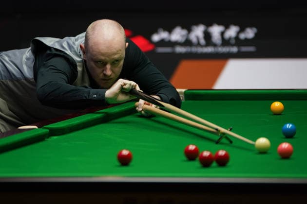 TAIYUAN, CHINA - AUGUST 11: Chris Wakelin of England plays a shot during his match against Tom Ford of England in the round of 32 at the 2026 Snooker China Open on August 11, 2026 in Taiyuan, Shanxi Province of China. The tournament features top snooker players competing for the championship title.  Copyright: xTaixChengzhex 111659395401