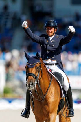 AACHEN - FEI World Championships 2026, AACHEN - FEI World Championships 2026 MENDOZA LOOR Julio (ECU), Jewel s Goldstrike FEI Dressage World Championship, WM, Weltmeisterschaft Grand Prix de Dressage 1st Part Team Finale & Einzelqualifikation Lambertz-Preis Aachen, Reitstadion Soers 11. August 2026 - *** 2026 FEI World Championships in Aachen, AACHEN FEI World Championships 2026 MENDOZA LOOR Julio ECU, Jewel’s Goldstrike FEI Dressage World Championship Grand Prix de Dressage, Part 1: Team Final, Individual Qualification, Lambertz Prize Aachen, Soers Equestrian Stadium, August 11, 2026