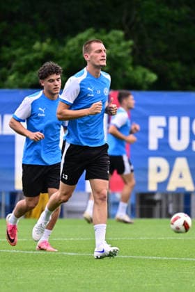 11.08.2026, Fußball, Herren, 2.BL, Saison 2026 2027, Training Holstein Kiel Ivan Nekic Kiel, Projensdorf Projensdorf, Trainigsplatz Schleswig-Holstein Deutschland *** August 11, 2026, Soccer, Men s, 2nd Division, 2026–2027 Season, Holstein Kiel Training Session, Ivan Nekic, Kiel, Projensdorf, Projensdorf, Training Field, Schleswig-Holstein, Germany