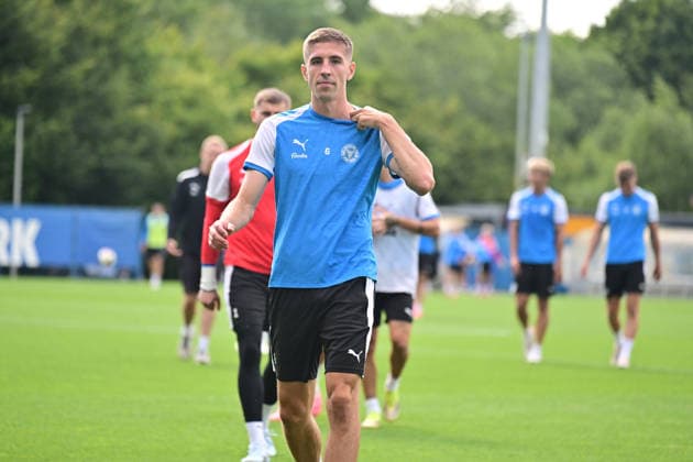 11.08.2026, Fußball, Herren, 2.BL, Saison 2026 2027, Training Holstein Kiel Marko Ivezic Kiel, Projensdorf Projensdorf, Trainigsplatz Schleswig-Holstein Deutschland *** August 11, 2026, Soccer, Men s, 2nd Division, 2026–2027 Season, Holstein Kiel Training, Marko Ivezic, Kiel, Projensdorf, Projensdorf, Training Field, Schleswig-Holstein, Germany