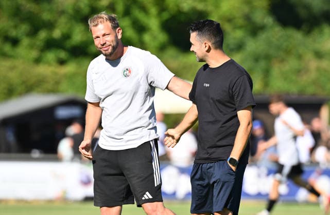 11.08.2026 - Fussball - Saison 2026 2027 - BFV - Toto-Pokal : FC Wendelstein - TSV 1860 München ( Löwen ) - - xwoxzix - Dirk Wagler (Trainer FC Wendelstein ) Alper Kayabunar ( Trainer TSV 1860 München ) *** August 11, 2026 Soccer Season 2026–2027 BFV Toto Cup FC Wendelstein TSV 1860 Munich Lions xwoxzix Dirk Wagler, Coach of FC Wendelstein Alper Kayabunar, Coach of TSV 1860 Munich