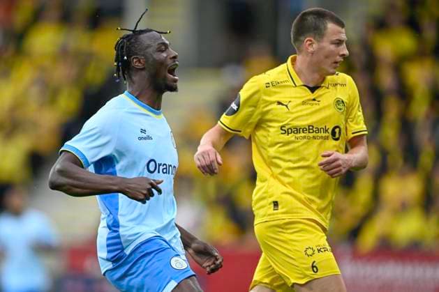 Bodo Glimt v Royale Union Saint-Gilloise - UEFA Champions League BODO, NORWAY - AUGUST 11 : David Promise Oluwatobi forward of Royale Union Saint-Gilloise missing an opportunity during the UEFA Champions League 2026 27 third qualifying round second leg between Bodo Glimt and Royale Union Saint-Gilloise on August 11, 2026 in Bodo, Norway, 11 08 2026 Bodo Norway  Copyright: xNicoxVereeckenx
