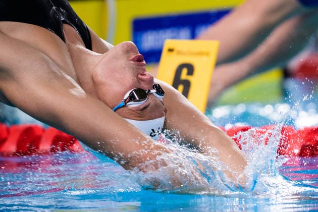 260811 Pauline Mahieu of France competes in women™s 200 meters backstroke swimming final during day twelve of the 2026 European Aquatics Championships on August 11, 2026 in Saint-Denis. Photo: Joel Marklund BILDBYRAN kod JM JM0839 bbeng simning swimming svomming 2026 european aquatics championships em dam *** August 11, 2026: Pauline Mahieu of France competes in the women’s 200-meter backstroke final during day twelve of the 2026 European Aquatics Championships on August 11, 2026 in Saint-Denis. Photo by Joel Marklund. BILDBYRAN code JM JM0839 bbeng swimming 2026 European Aquatics Championships women’s  Copyright: JOELxMARKLUND BB260811JM153