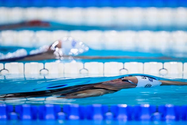 260811 Pauline Mahieu of France competes in women™s 200 meters backstroke swimming final during day twelve of the 2026 European Aquatics Championships on August 11, 2026 in Saint-Denis. Photo: Joel Marklund BILDBYRAN kod JM JM0839 bbeng simning swimming svomming 2026 european aquatics championships em dam *** August 11, 2026: Pauline Mahieu of France competes in the women’s 200-meter backstroke final during day twelve of the 2026 European Aquatics Championships on August 11, 2026 in Saint-Denis. Photo by Joel Marklund. BILDBYRAN code JM JM0839 bbeng swimming 2026 European Aquatics Championships women’s  Copyright: JOELxMARKLUND BB260811JM155