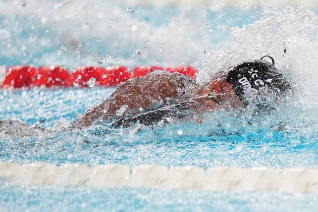 Sara Curtis Winner bronze medal Women s 100m Freestyle Final the Swimming European Aquatics Championships Paris 2026, Paris, August 11, 2026 .  Copyright: xDavidexSpada LaPressex
