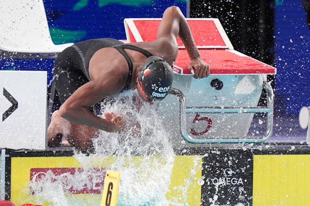 Sara Curtis Winner bronze medal Women s 100m Freestyle Final the Swimming European Aquatics Championships Paris 2026, Paris, August 11, 2026 .  Copyright: xDavidexSpada LaPressex