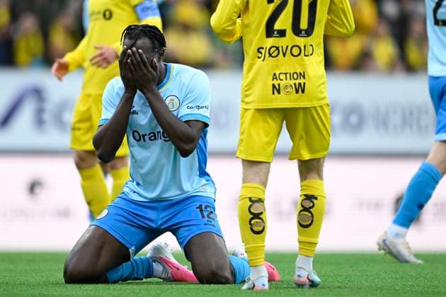 Bodo Glimt v Royale Union Saint-Gilloise - UEFA Champions League BODO, NORWAY - AUGUST 11 : David Promise Oluwatobi forward of Royale Union Saint-Gilloise looks dejected after missing an opportunity during the UEFA Champions League 2026 27 third qualifying round second leg between Bodo Glimt and Royale Union Saint-Gilloise on August 11, 2026 in Bodo, Norway, 11 08 2026 Bodo Norway  Copyright: xNicoxVereeckenx