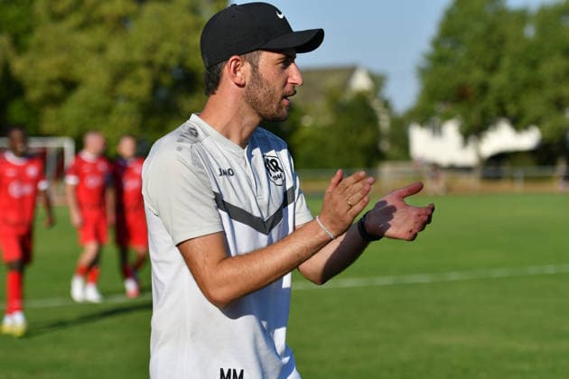Marc Mutschler (FC Rottenburg, Trainer) FC Rottenburg vs. SV Stuttgarter Kickers ,Fussball, WFV-Pokal, Gruppe 3, 3. Runde, Wuerttemberg, Saison 2026 2027, 11.08.2026, FC Rottenburg vs. SV Stuttgarter Kickers ,Fussball, WFV-Pokal, Gruppe 3, 3. Runde, Wuerttemberg, Saison 2026 2027, 11.08.2026 Rottenburg am Neckar *** Marc Mutschler, FC Rottenburg, Coach, FC Rottenburg vs. SV Stuttgarter Kickers, Soccer, WFV Cup, Group 3, Round 3, Württemberg, 2026–2027 Season, August 11, 2026, FC Rottenburg vs. SV Stuttgarter Kickers, Soccer, WFV Cup, Group 3, Round 3, Württemberg, 2026–2027 Season, August 11, 2026, Rottenburg am Neckar Copyright: xEibner-Pressefoto RalphxKunzex EP_RKE