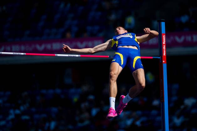 11.08.2026, GBR, Leichtathletik, Europameisterschaft 2026, Morgensession Tag 2, Birmingham Oleh Doroshchuk ( Ukraine ), Hochsprung Herren, Qualifikation Birmingham Alexander Stadium England Großbritannien *** August 11, 2026, GBR, Track and Field, 2026 European Championships, Morning Session, Day 2, Birmingham; Oleh Doroshchuk (Ukraine), Men s High Jump, Qualifying Round, Alexander Stadium, Birmingham, England, Great Britain Copyright: xNordphoto Memmlerx