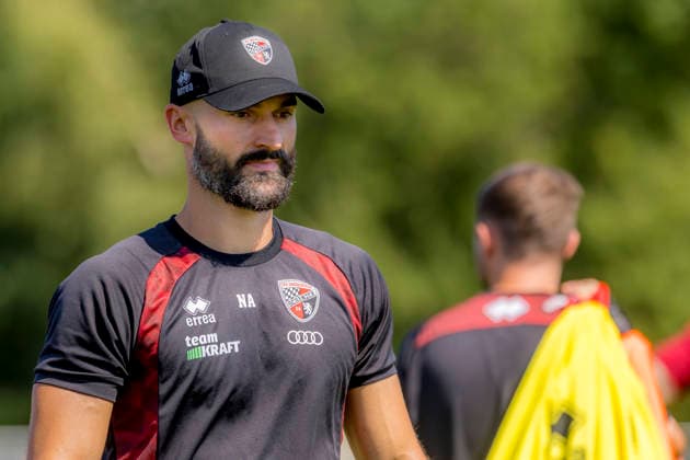Ingolstadt, Deutschland 11. August 2026: 3. Liga - 2026 2027 - FC Ingolstadt 04 - Training Im Bild: Co-Trainer Nico Antonitsch (FCI) Trainingsgelände Audi Sportpark Bayern *** Ingolstadt, Germany, August 11, 2026; 3rd Division 2026–2027; FC Ingolstadt 04 Training; Pictured: Assistant Coach Nico Antonitsch; FCI Training Facility, Audi Sportpark Bayern Copyright: xFotostandx xSchäferx