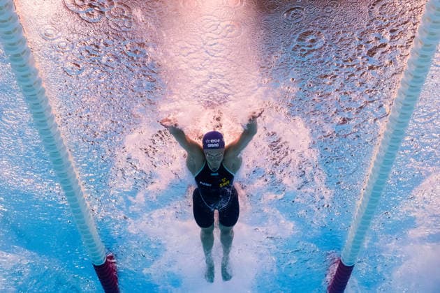260811 Sarah Sjöström of Sweden competes in a women™s 50 meters butterfly swimming semifinal during day twelve of the 2026 European Aquatics Championships on August 11, 2026 in Saint-Denis. Photo: Joel Marklund BILDBYRAN kod JM JM0839 bbeng simning swimming svomming 2026 european aquatics championships em dam Sverige Sweden *** August 11, 2026: Sarah Sjöström of Sweden competes in the women’s 50-meter butterfly swimming semifinal on day twelve of the 2026 European Aquatics Championships on August 11, 2026 in Saint-Denis. Photo by Joel Marklund. BILDBYRAN code JM JM0839 bbeng swimming 2026 European Aquatics Championships women s Sweden  Copyright: JOELxMARKLUND BB260811JM183
